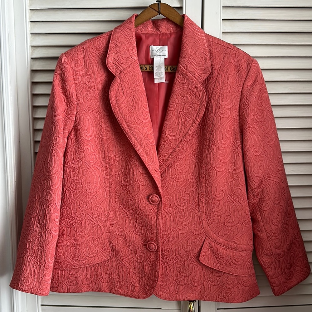 Size 16 Emma James Blazer (Coral)